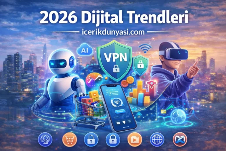 2026 Dijital Trendleri: Geleceği Şekillendiren Teknolojiler