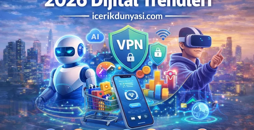 2026 Dijital Trendleri: Geleceği Şekillendiren Teknolojiler