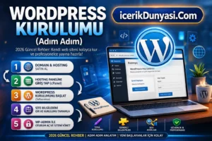 WordPress Kurulumu (Adım Adım)