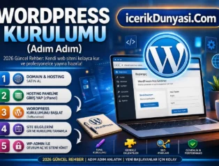 WordPress Kurulumu (Adım Adım)