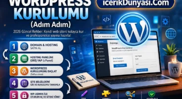 WordPress Kurulumu (Adım Adım)