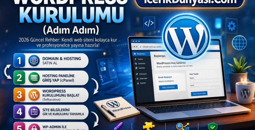 WordPress Kurulumu (Adım Adım)