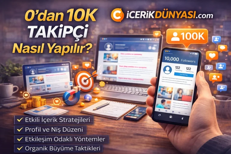 0’dan 10K Takipçi Nasıl Yapılır?
