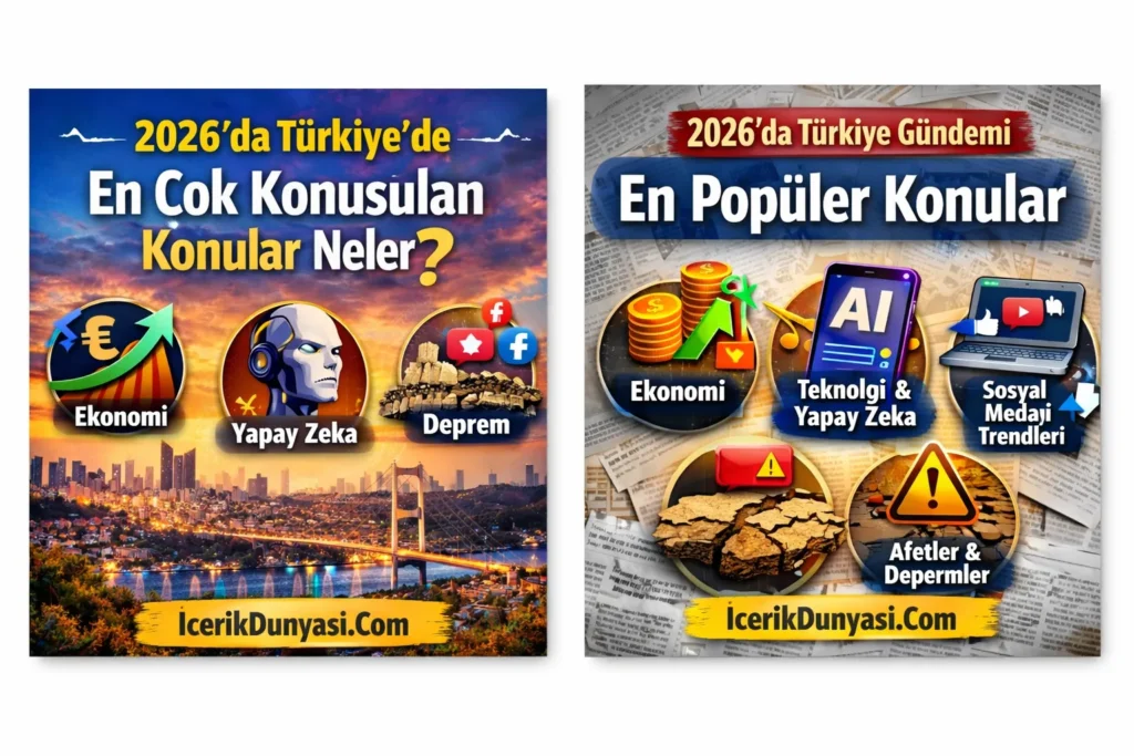 2026’da Türkiye’de En Çok Konuşulan Konular Neler?