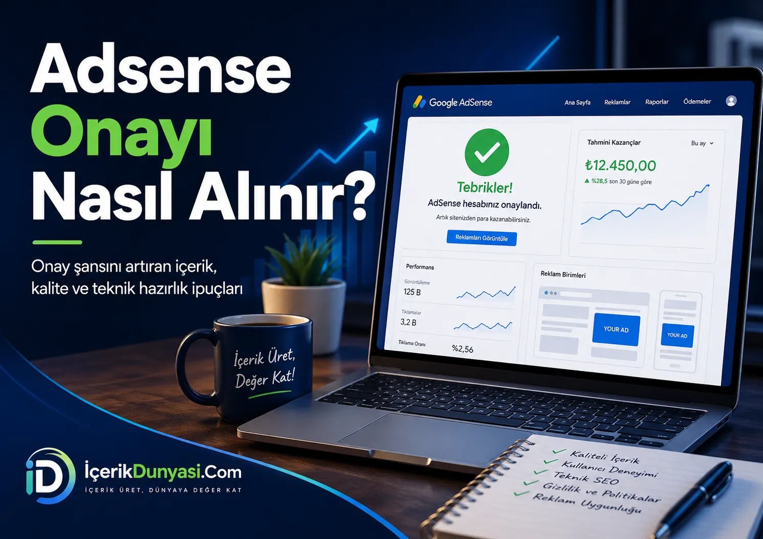 Adsense Onayi Nasil Alinir Detayli Anlatim