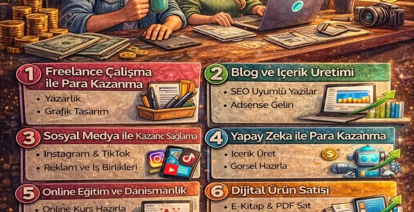 Evden Para Kazanma Yolları (En Güncel ve Etkili Yöntemler)