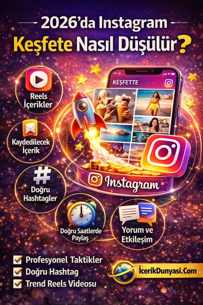 Instagram Keşfete Nasıl Düşülür?