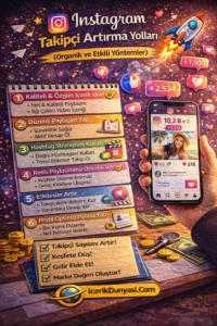 Instagram Takipçi Artırma Yolları (Organik ve Etkili Yöntemler)