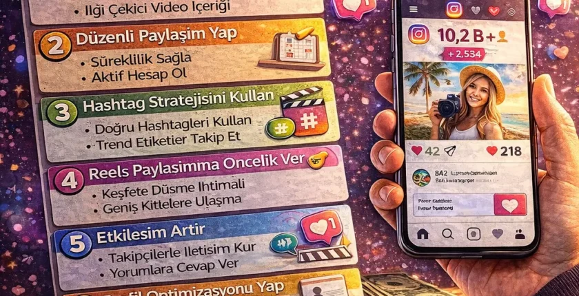 Instagram Takipçi Artırma Yolları (Organik ve Etkili Yöntemler)