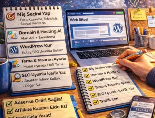İnternetten Para Kazanmak İçin Web Sitesi Nasıl Kurulur?
