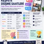 Keşfete Düşme Saatleri