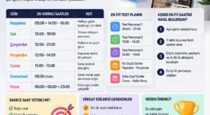 Keşfete Düşme Saatleri