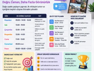 Keşfete Düşme Saatleri