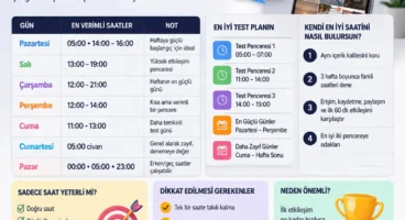 Keşfete Düşme Saatleri