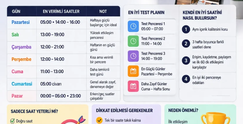 Keşfete Düşme Saatleri