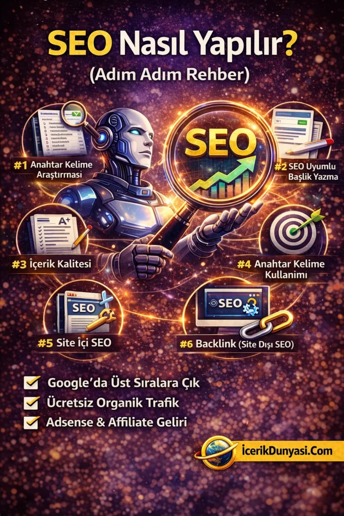 SEO Nasıl Yapılır? (Adım Adım Rehber)