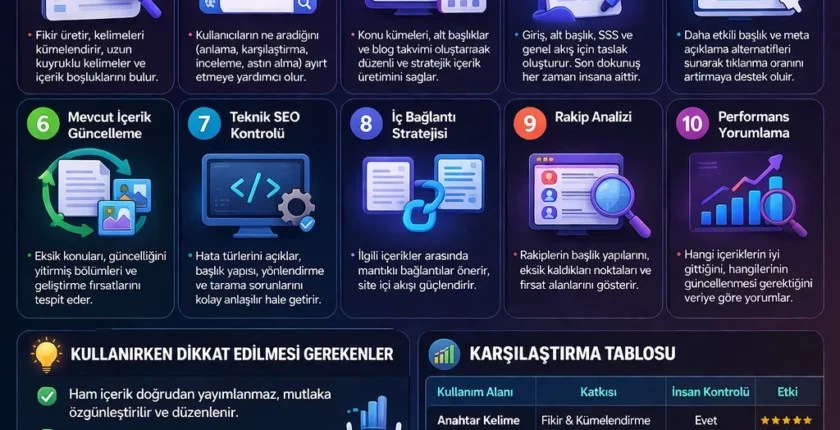 SEO’da Yapay Zeka Nasıl Kullanılır?