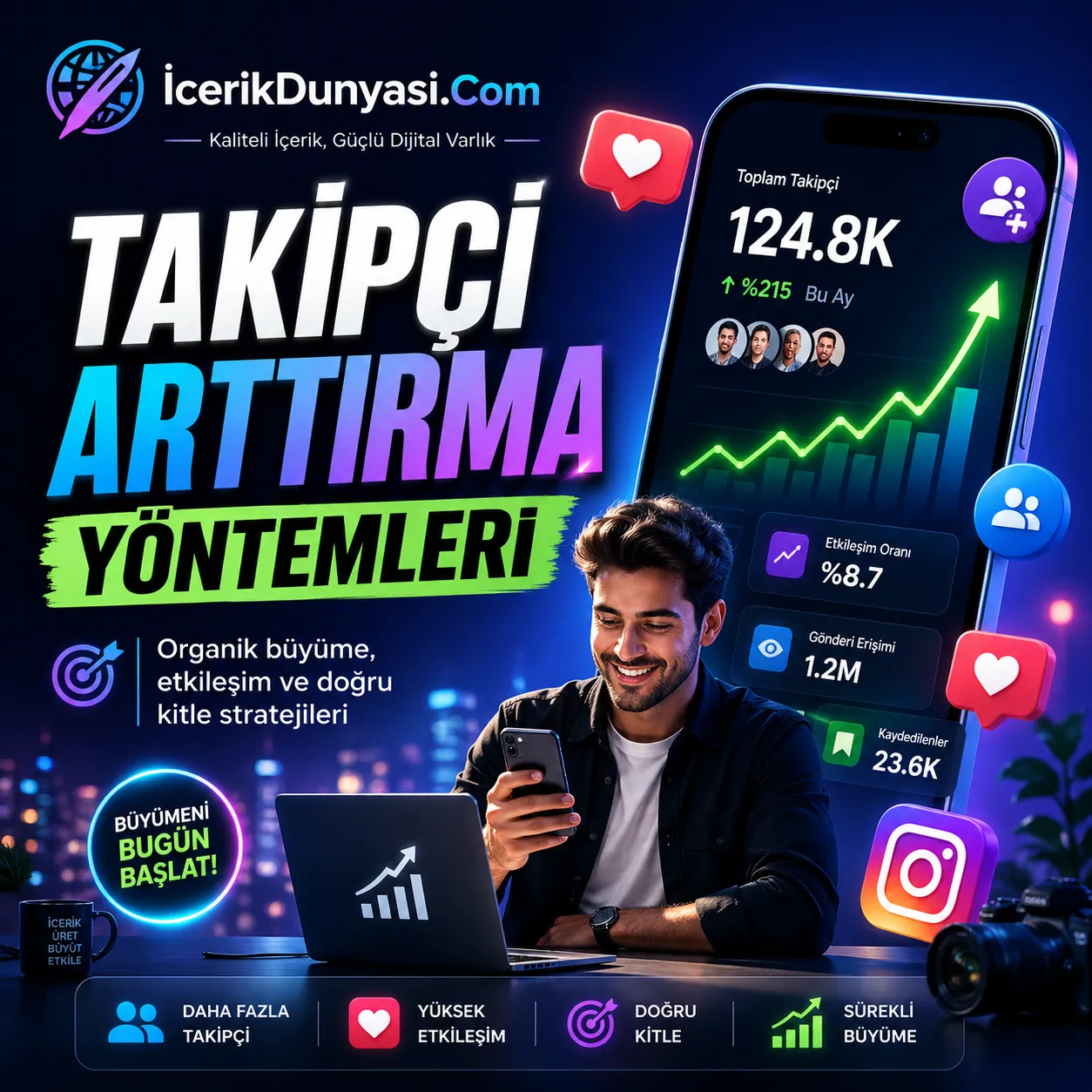 Takipci Arttirma Yontemleri Nasil Oluyor Takipci Arttirma Yontemleri Nasil Oluyor