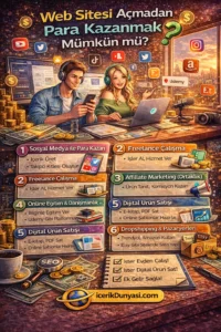 Web Sitesi Açmadan Para Kazanmak Mümkün mü?