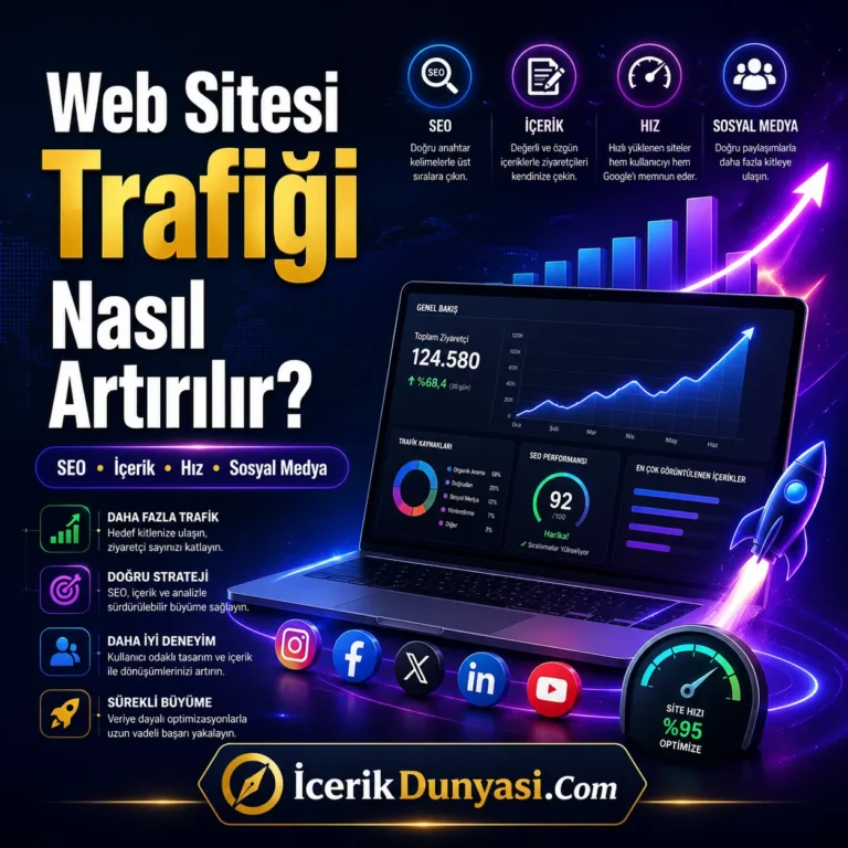 Web Sitesi Trafiği Nasıl Artırılır Detaylı Anlatım
