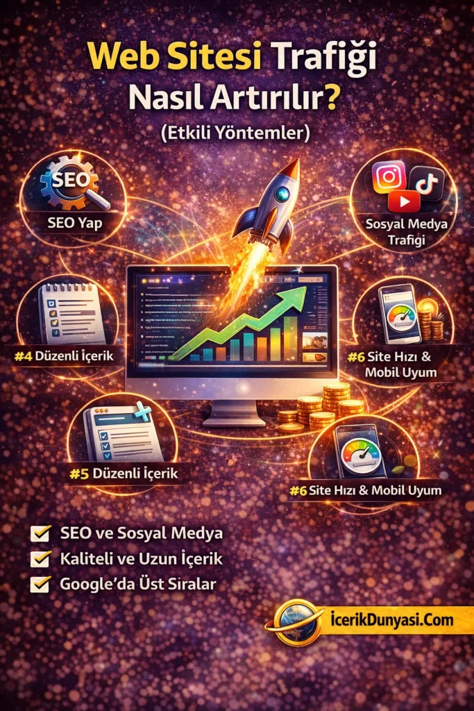 Web Sitesi Trafigi Nasil Artirilir