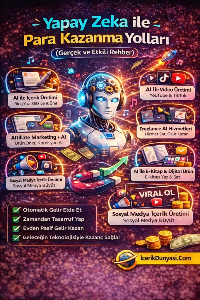 Yapay Zeka Ile Para Kazanma Yollari