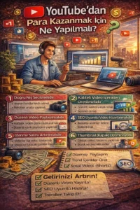 YouTube’dan Para Kazanmak İçin Ne Yapılmalı