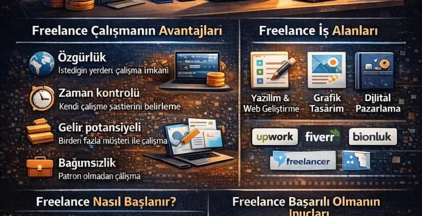 Freelance Nedir? Nasıl Freelance Çalışılır ve Para Kazanılır?