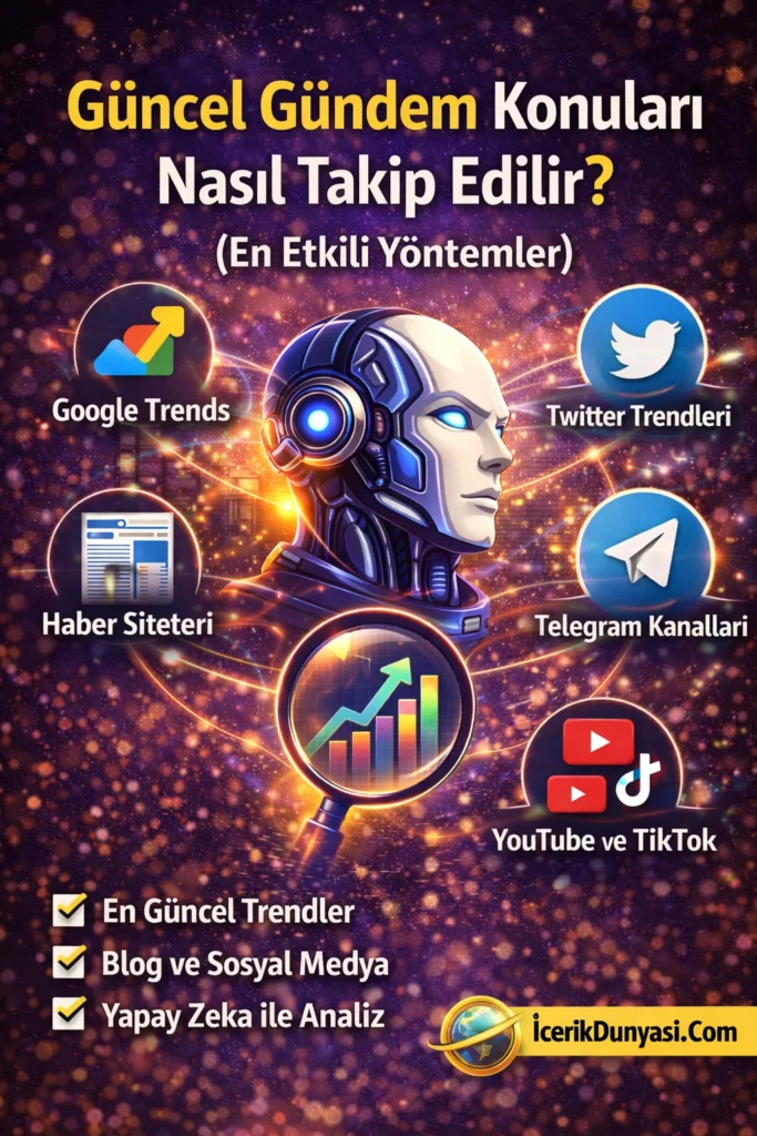 Guncel Konulari Takip Etmek