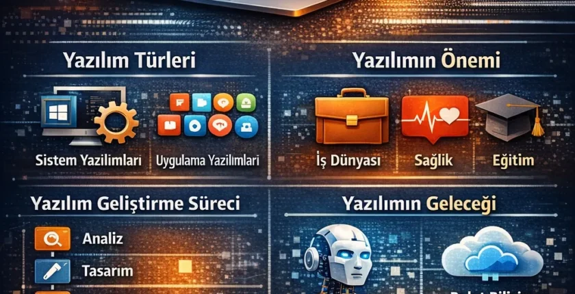 Yazılım Nedir? Türleri, Önemi ve Geleceği