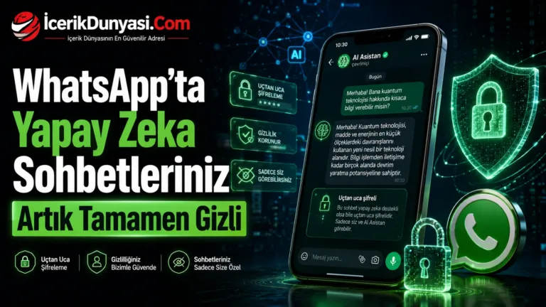 WhatsApp’ta Yapay Zeka Sohbetleriniz Artık Tamamen Gizli: Meta AI İçin Incognito Modu Duyuruldu!