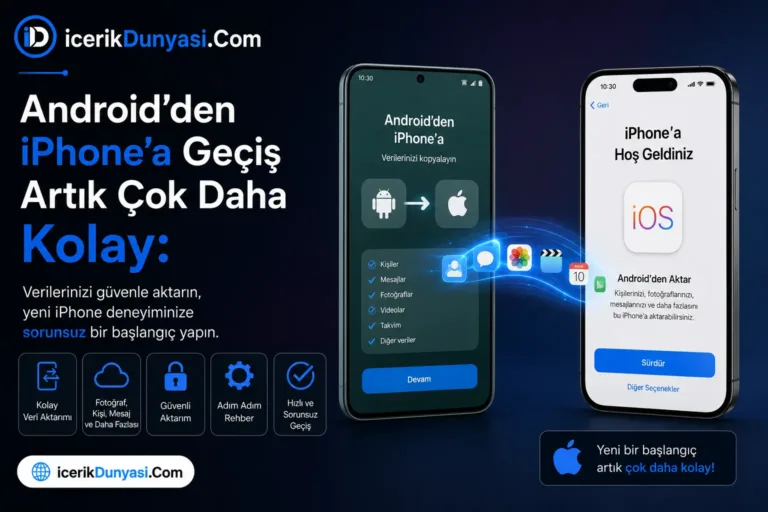 Android’den iPhone’a Geçiş Artık Çok Daha Kolay: Google’dan Çığır Açan Yenilikler