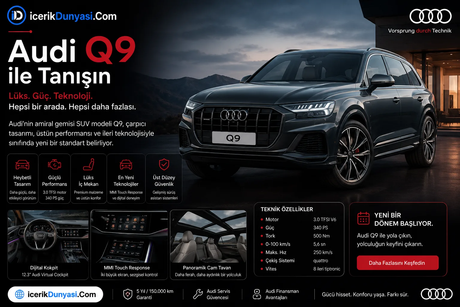 Audi Q9 ile Tanışın