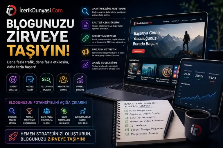 Blogunuzu Zirveye Taşıyın – Güncel Stratejilerle Etkili Büyüme Rehberi
