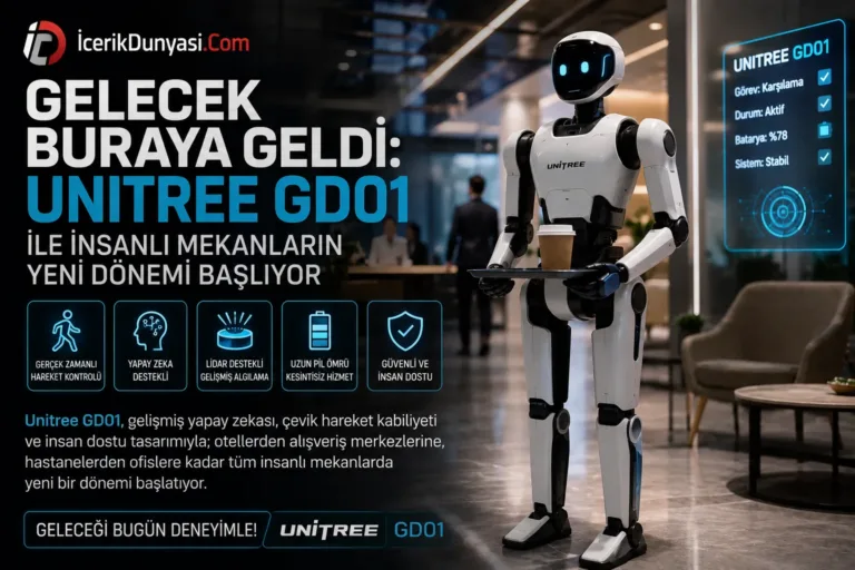 Gelecek Buraya Geldi: Unitree GD01 ile İnsanlı Mekaların Yeni Dönemi Başlıyor