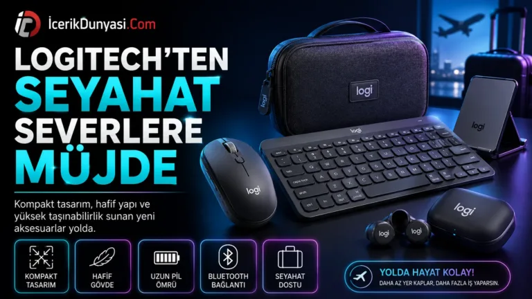 Logitech’ten Seyahat Severlere Müjde: Katlanabilir Fare ile Taşınabilirlik Zirvede!