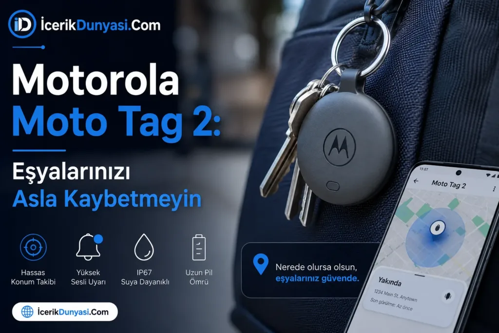 Motorola Moto Tag 2: Eşyalarınızı Asla Kaybetmeyin, Hem de 600 Gün Boyunca!