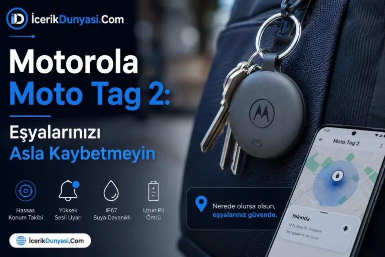 Motorola Moto Tag 2: Eşyalarınızı Asla Kaybetmeyin, Hem de 600 Gün Boyunca!