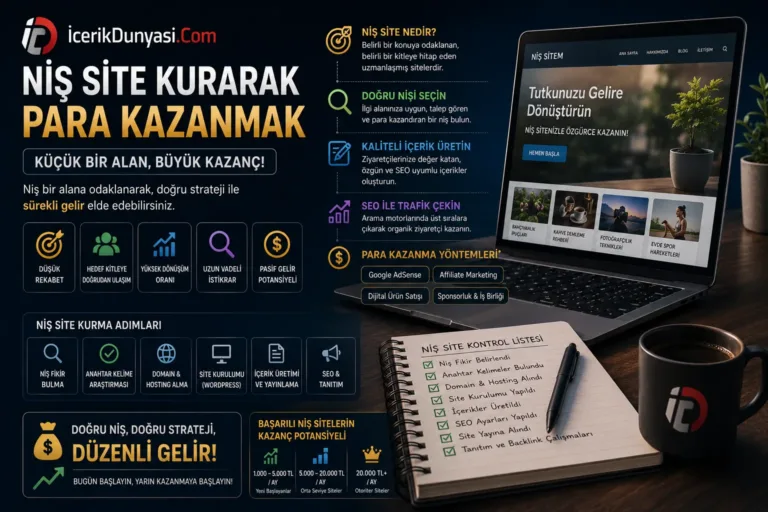 Niş Site Kurarak Para Kazanmak – Dijital Dünyada Kendi Köşenizi Yaratın