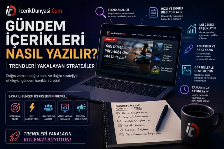 Gündem İçerikleri Nasıl Yazılır? Trendleri Yakalayan Stratejiler