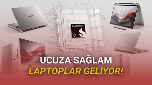 Uygun Fiyatlı Laptop Pazarına Qualcomm'dan Dev Hamle: Snapdragon C ile Yapay Zeka Destekli Modeller Geliyor