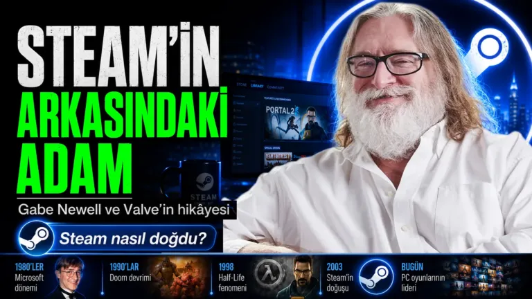 Gabe Newell ve Valve: PC Oyunculuğunu Kökten Değiştiren Dijital Devrimin Mimarları
