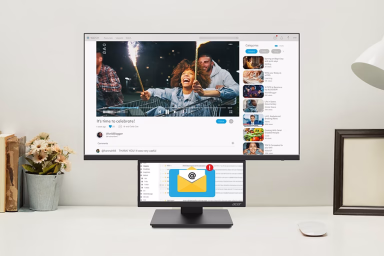 Acer’dan Görsel Teknolojilerde Kapsamlı Yenilik Rüzgarı: QD-OLED Monitörlerden Akıllı Projektörlere