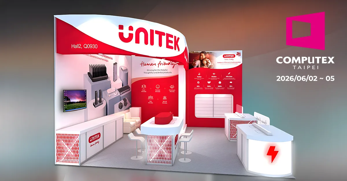 UNITEK, COMPUTEX 2026’da 80Gbps SSD ve Thunderbolt 5 ile Bağlantı Standartlarını Yeniden Tanımlıyor UNITEK, COMPUTEX 2026'da 80Gbps SSD ve Thunderbolt 5 ile Bağlantı Standartlarını Yeniden Tanımlıyor
