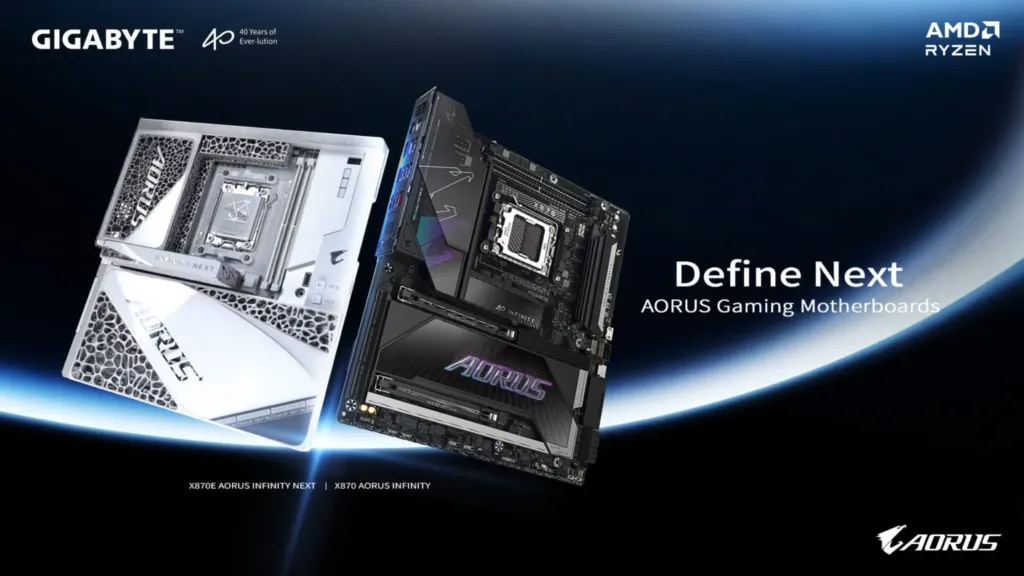 GIGABYTE’tan 40. Yıl Dönümüne Özel X870 AORUS Anakart Serisi: COMPUTEX 2026’da Geleceğin Performansı Tanıtıldı