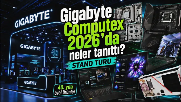 Computex 2026: Gigabyte’tan Yapay Zeka Destekli Yenilikler ve 40. Yıl Coşkusuyla Geleceğin Donanımları