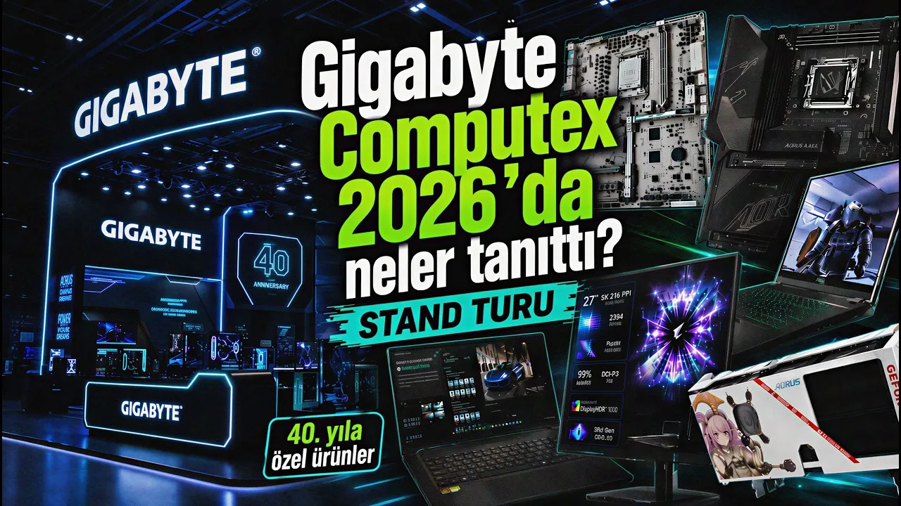 Computex 2026: Gigabyte'tan Yapay Zeka Destekli Yenilikler ve 40. Yıl Coşkusuyla Geleceğin Donanımları